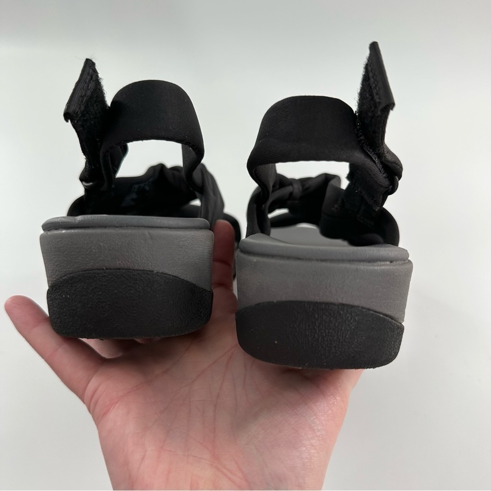 Clarks cloudsteppers Arla Meg sandals black comfort walking - Picture 7 of 14